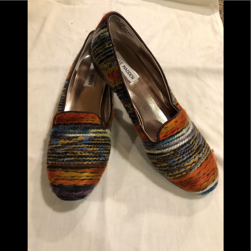 Steve Madden P-Clasic multicolor flat sz 8.5